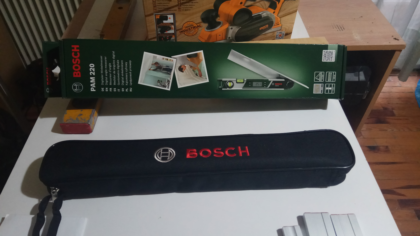 BOSCH 0603676000 PAM 220 - Medidor de ángulos 40 cm