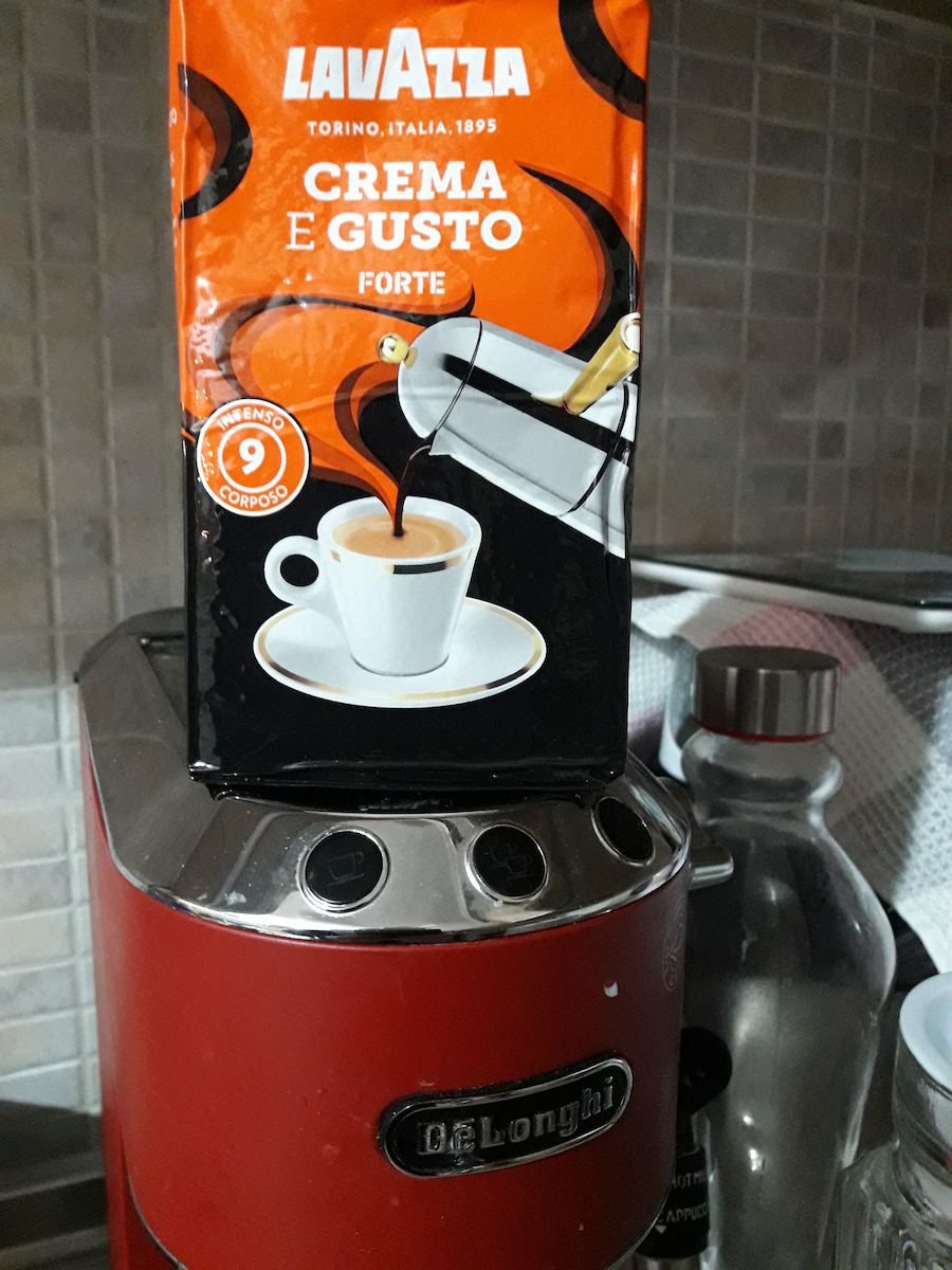 Lavazza Espresso Kaffee Robusta Crema e Gusto Forte Gemahlen 250gr