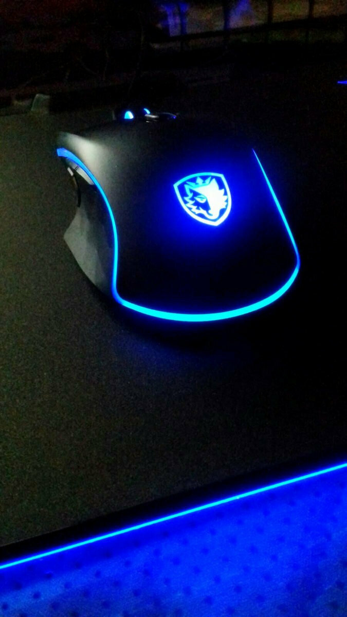 Sades Scythe RGB Gaming Mouse Black