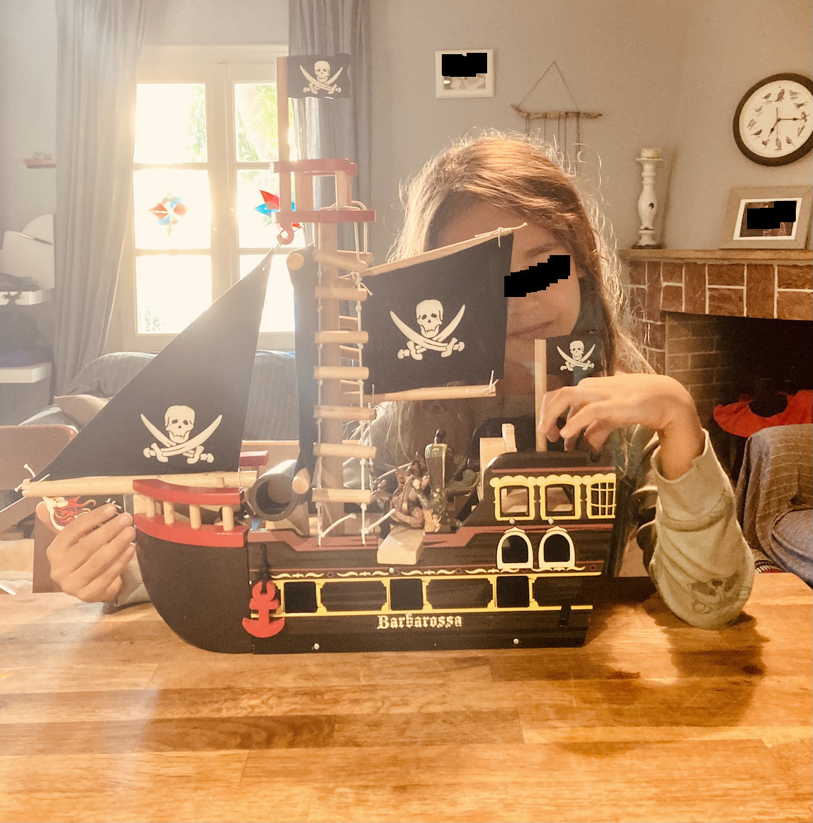 Figură De Acțiune Barbarossa Pirate Ship 48cm