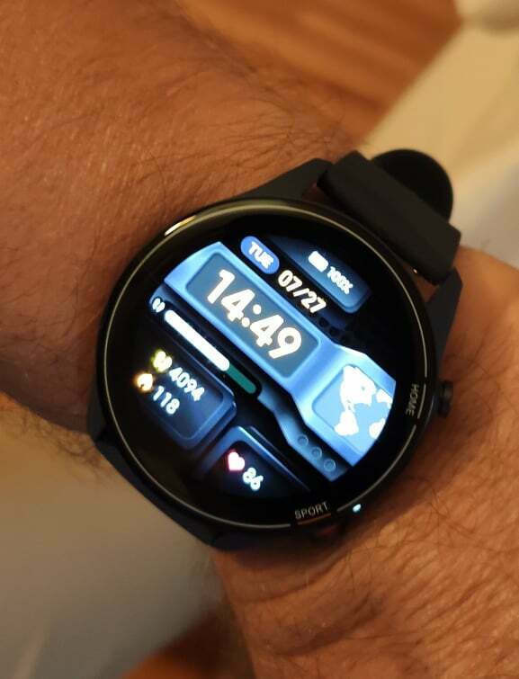 Xiaomi Mi Watch Водоустойчив с Пулсомер (Navy Blue)