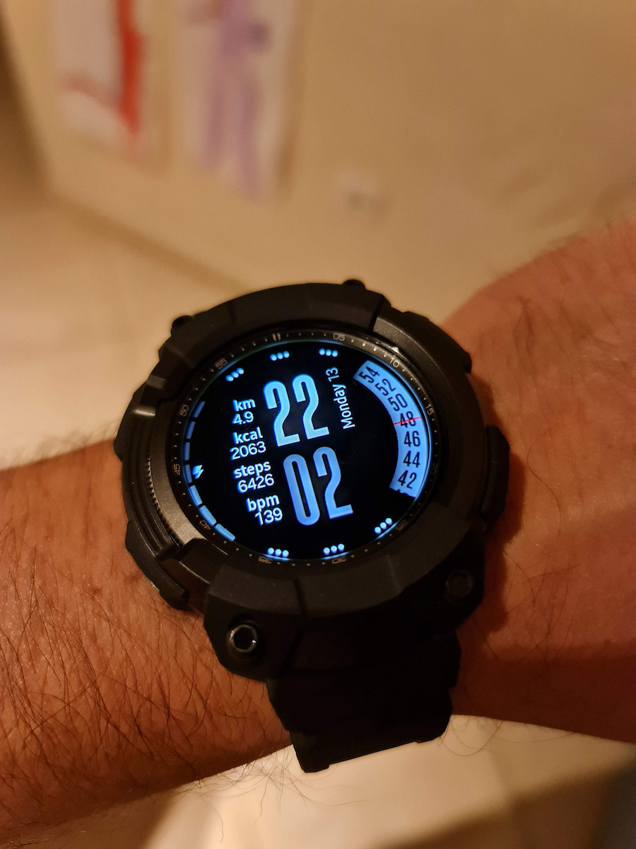 Supcase Unicorn Beetle Pro Plastic Case Black Colour for Galaxy Watch 3 45mm