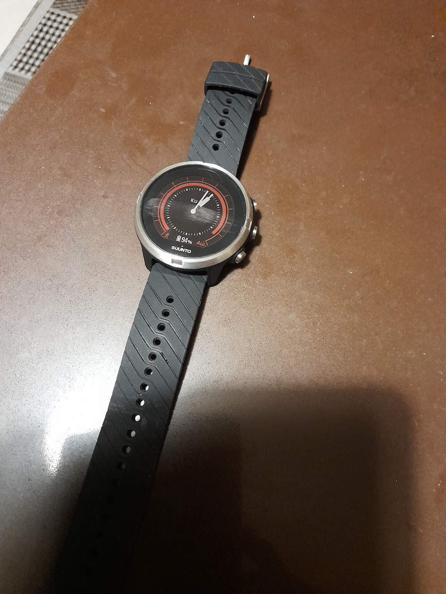Suunto 9 Edelstahl 50mm Wasserdicht Smartwatch mit Pulsmesser (Schwarz)