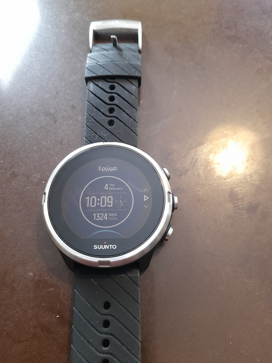 Suunto 9 Edelstahl 50mm Wasserdicht Smartwatch mit Pulsmesser (Schwarz)