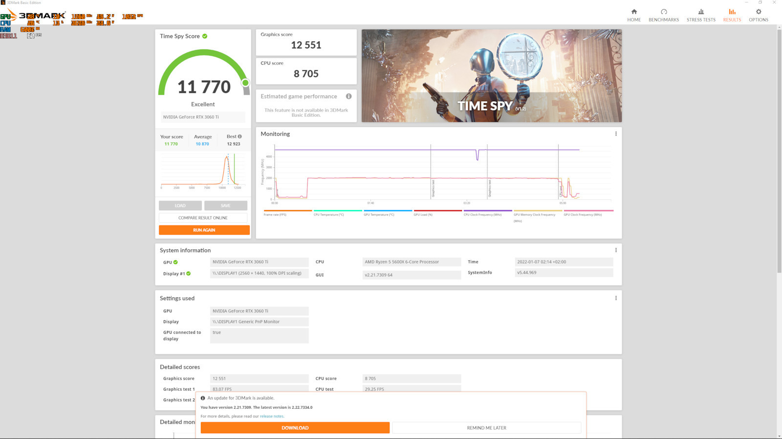 Colorful GeForce RTX 3060 Ti 8ГБ GDDR6 iGame Vulcan OC LHR-V Графична карта