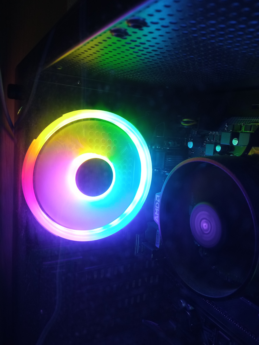 REV RGB 120mm 4-Pin Molex Case Fan