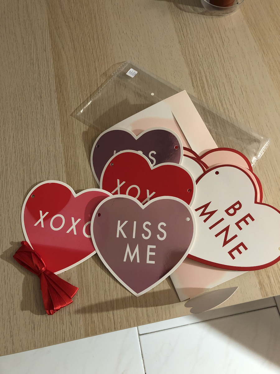 Γιρλάντα Love Hearts Γιρλάντα για Party