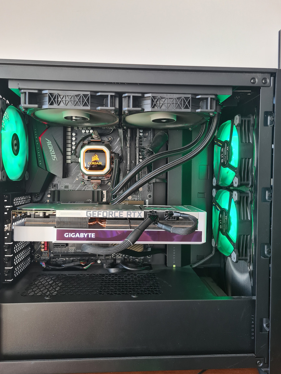 Gigabyte GeForce RTX 3070 Ti 8GB GDDR6X Vision OC Carte Grafică