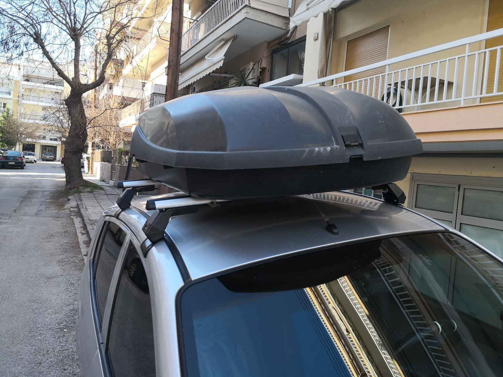 Hermes Aluminum Car Roof Bars for Kia Picanto 5D 2004-2010 Set with Roof Rack Legs Silver