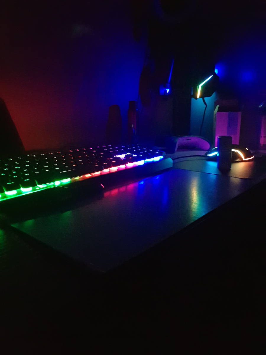 NOD Fury Gaming Tastatur mit RGB-Beleuchtung (Englisch US)