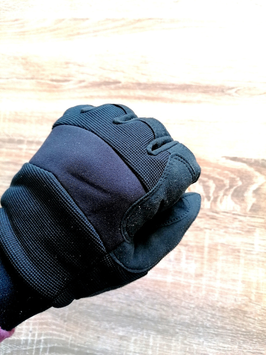 Ergo Spandex Перчатки за работа Черен Синтетична кожа 8604-080 1бр