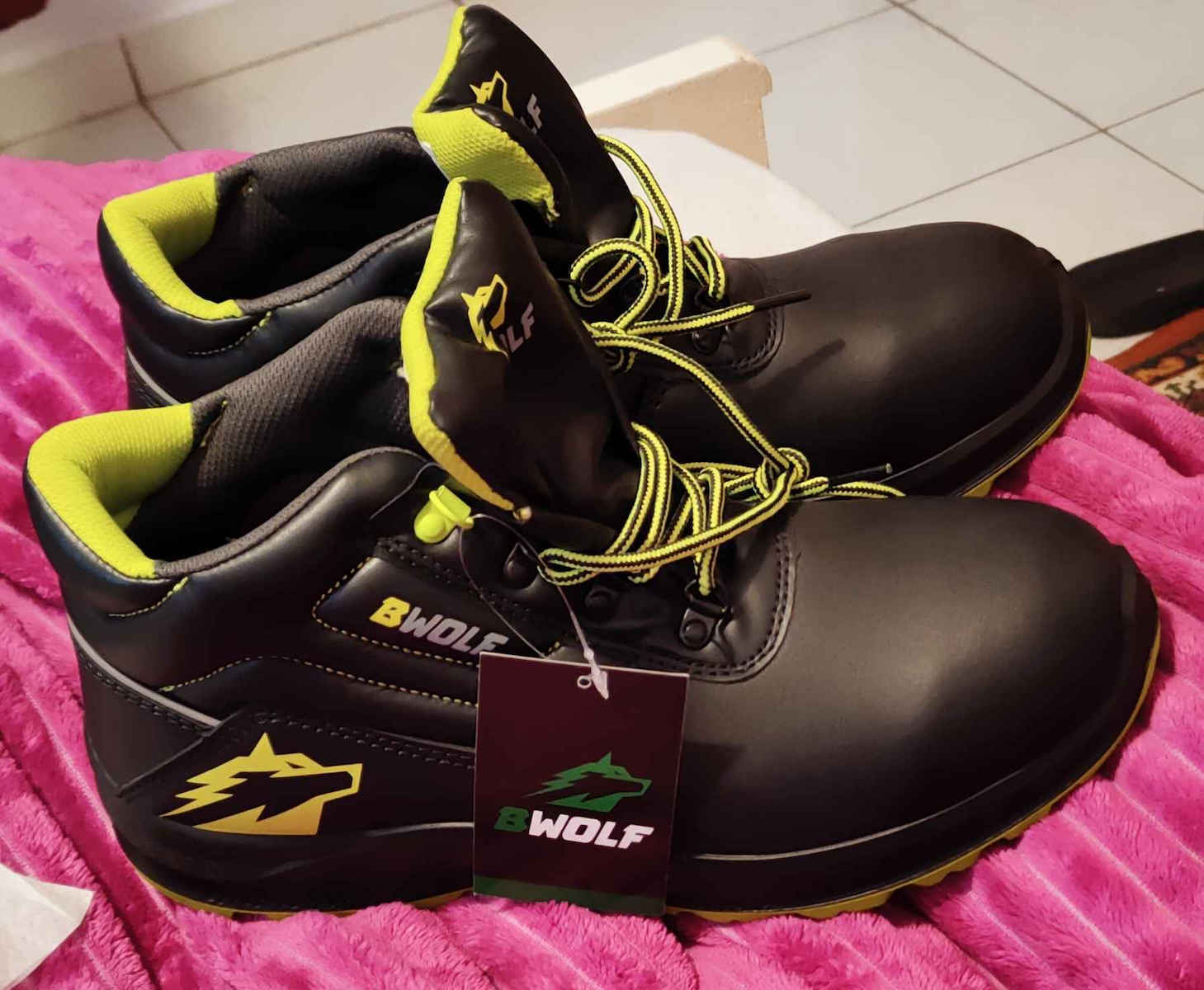 Palltex Spyke Waterproof Boots Safety Black S3 with Certification P, HI,SRC