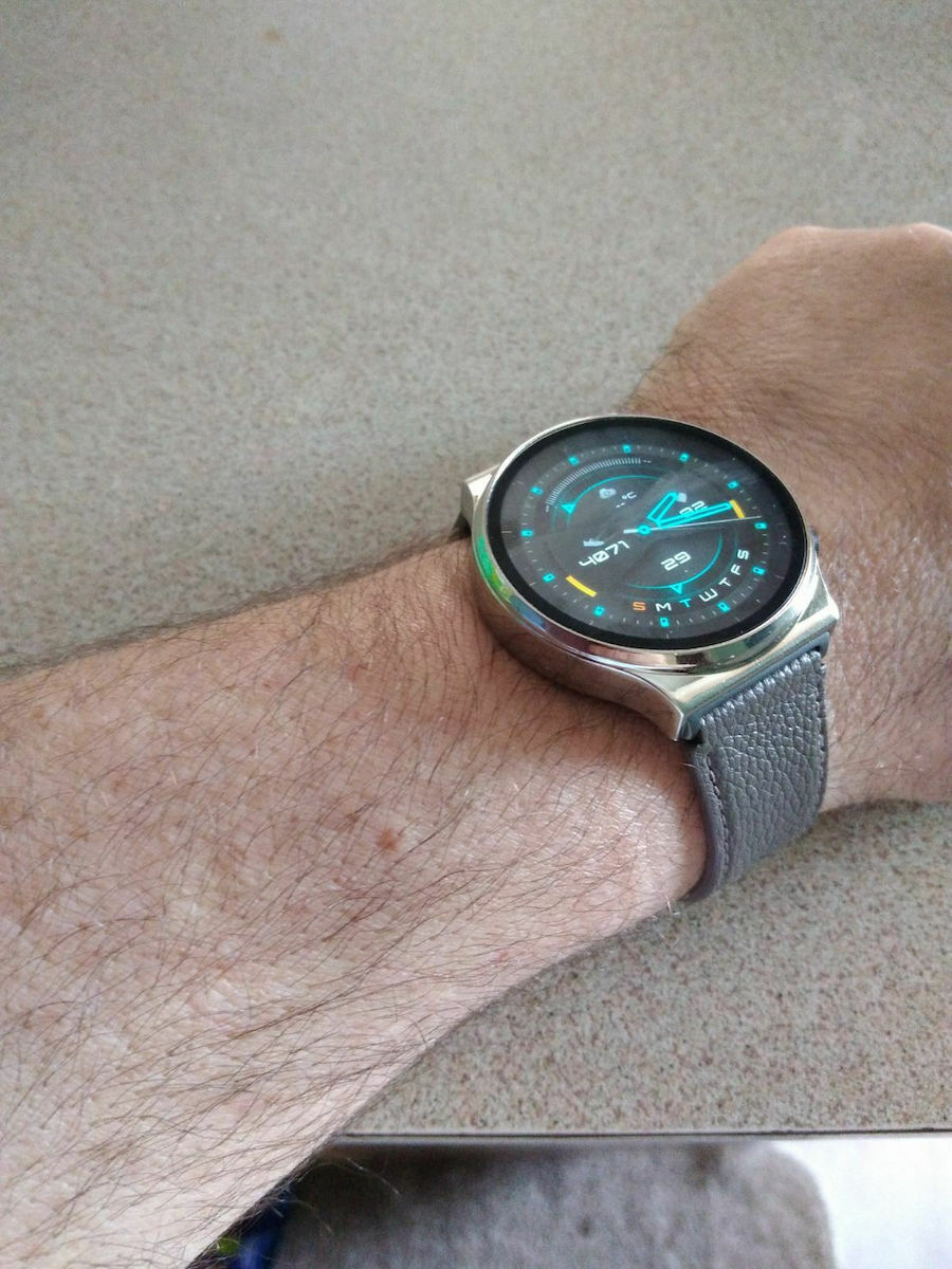 Пластмасов Калъф в Сребрист цвят за Huawei Watch GT 2 Pro - Хуавей Уотч GT 2 Про