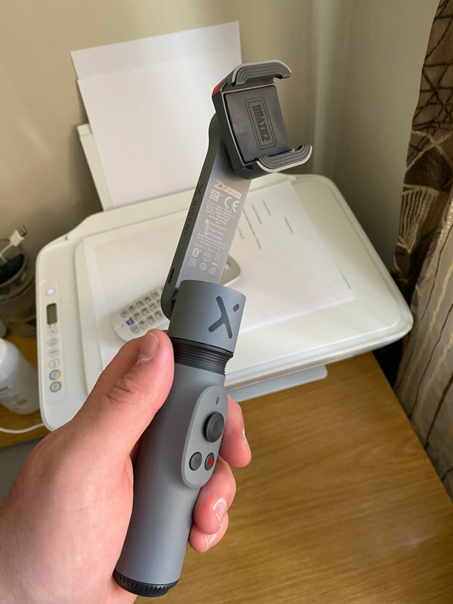 Zhiyun Smooth-X Gimbal Κινητού με 4 ώρες λειτουργίας Γκρι
