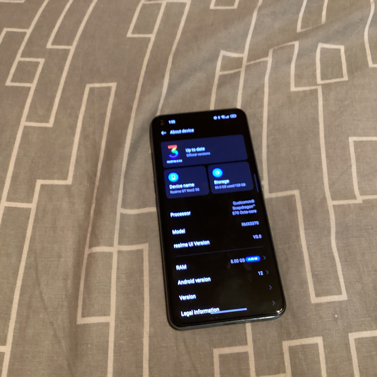 Realme GT Neo 2 5G Две SIM карти (12GB/256GB) Neo Black