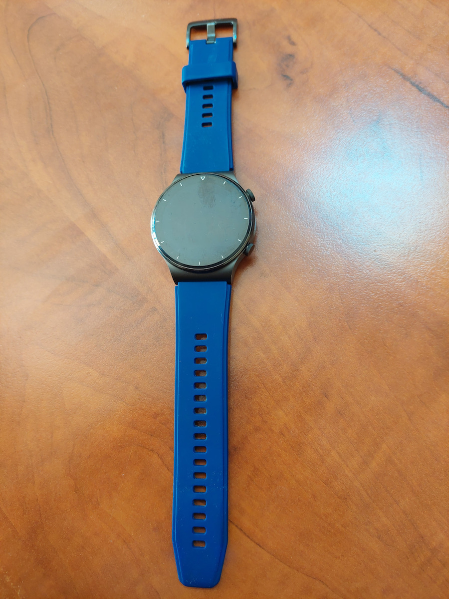 Hurtel Strap Silicone Blue (Huawei Watch GT / GT2 (46mm))