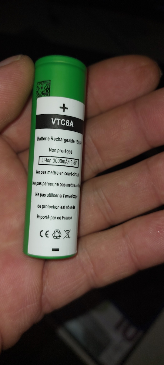 Sony VTC6A Επαναφορτιζόμενη Μπαταρία 18650 Li-ion 3000mAh 3.7V 1τμχ