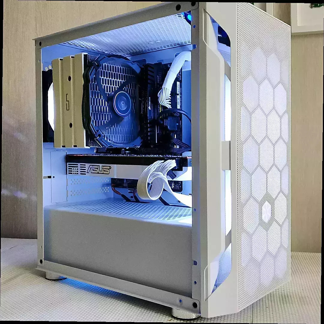 Silverstone FARA H1M PRO Gaming Mini Tower Κουτί Υπολογιστή με Πλαϊνό Παράθυρο Λευκό