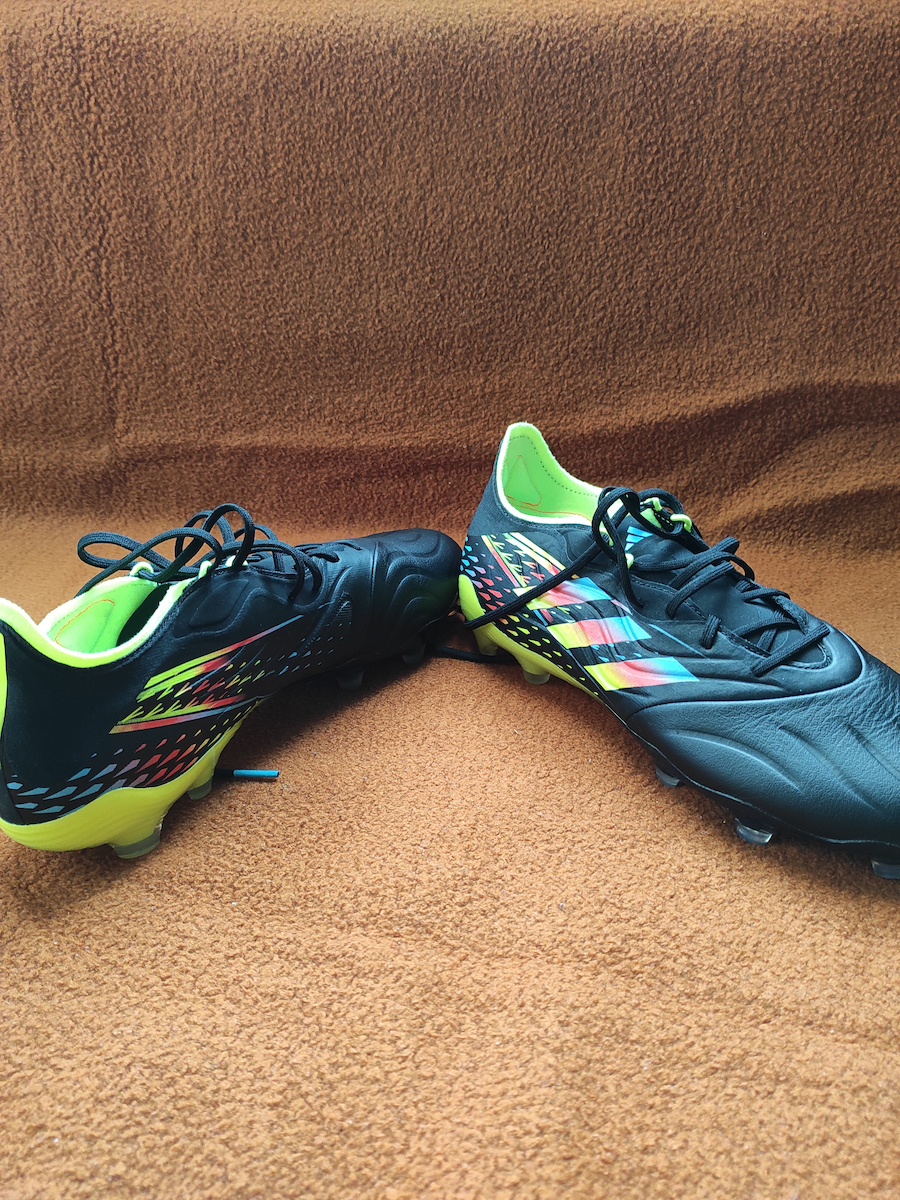 adidas Copa Sense.2 Fußballschuhe mit Stollen Core Black / Bright Cyan / Team Solar Yellow