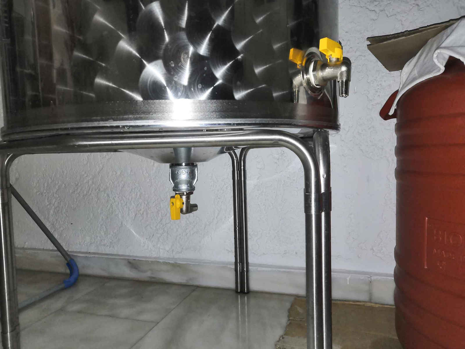 Sansone Δοχείο Inox Ανοικτού Τύπου Κωνικό 200lt 125.117