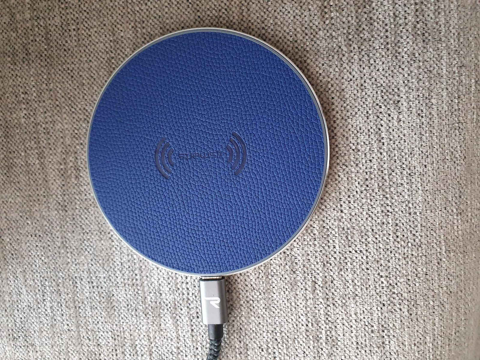 4Smarts Wireless Charger (Qi Pad) 15W Blue (Voltbeam Style)