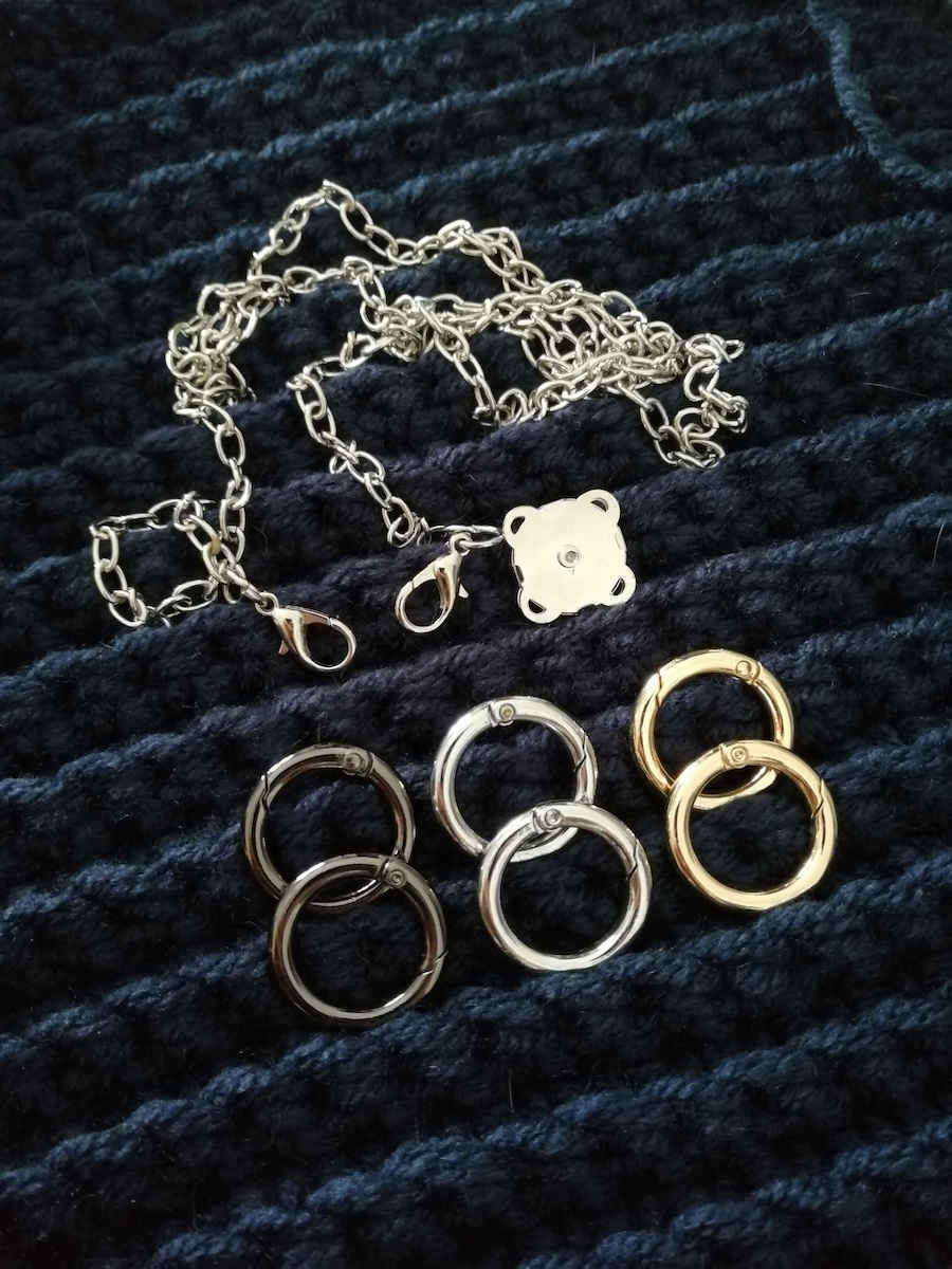 Handibrand Ring for Knitted Bag Gold