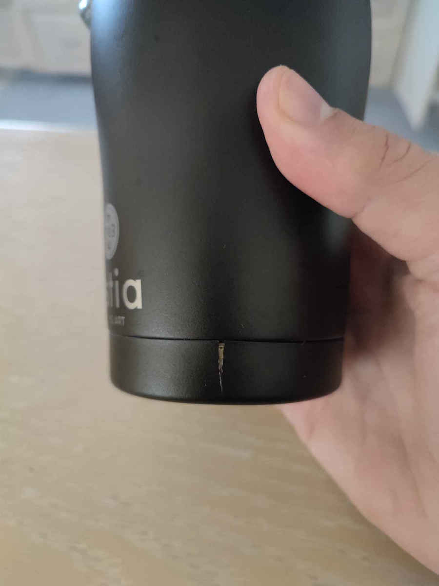 Estia Coffee Mug Save The Aegean Glass Thermos Stainless Steel BPA Free 350ml Tropic tango with Straw
