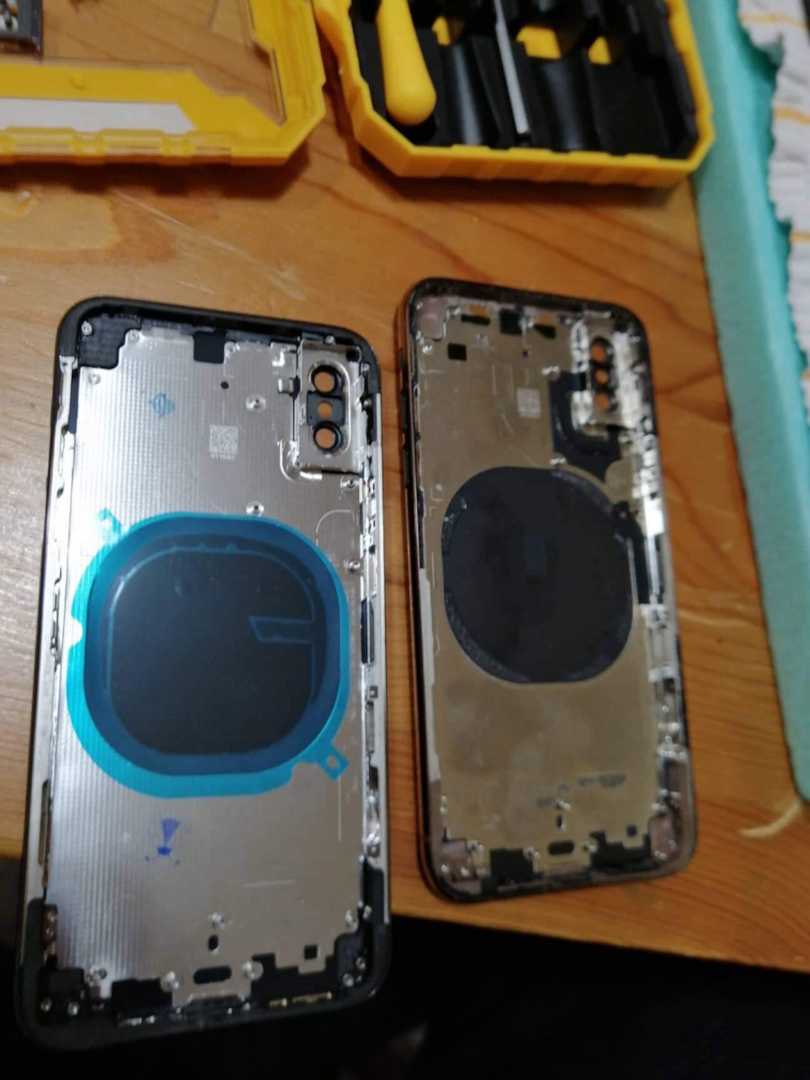 Batterieabdeckung Schwarz für iPhone XS