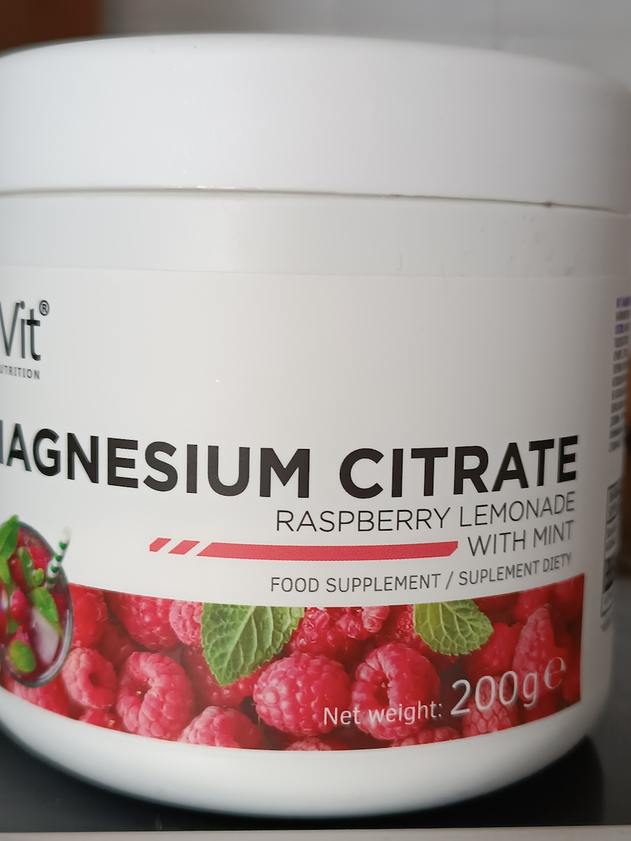 OstroVit Supreme Pure Magnesium Citrate 200gr Raspberry Lemonade