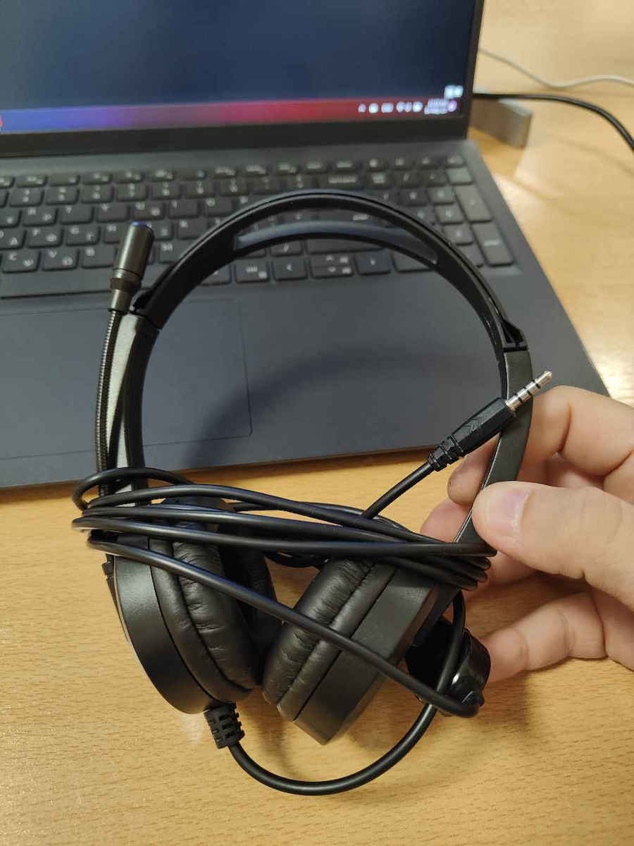 HP DHE-8009 Over Ear Multimedia Headphone with Microphone 3.5mm Jack