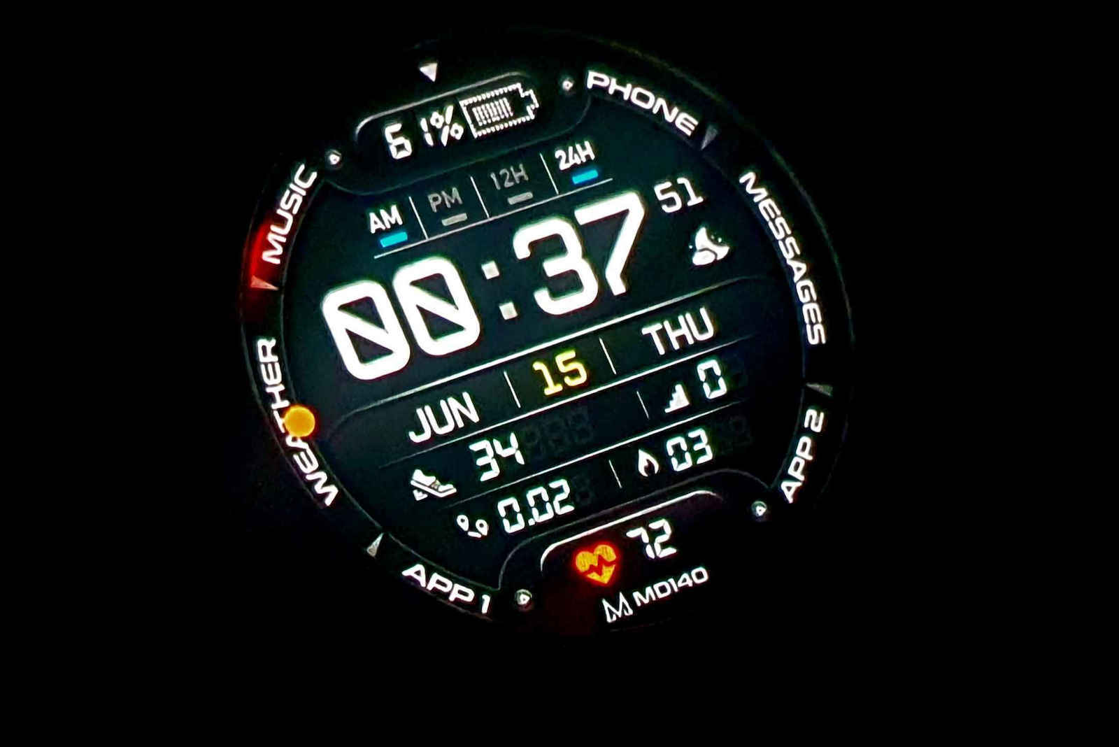Samsung Galaxy Watch Алуминий 46мм с Пулсомер (Silver)