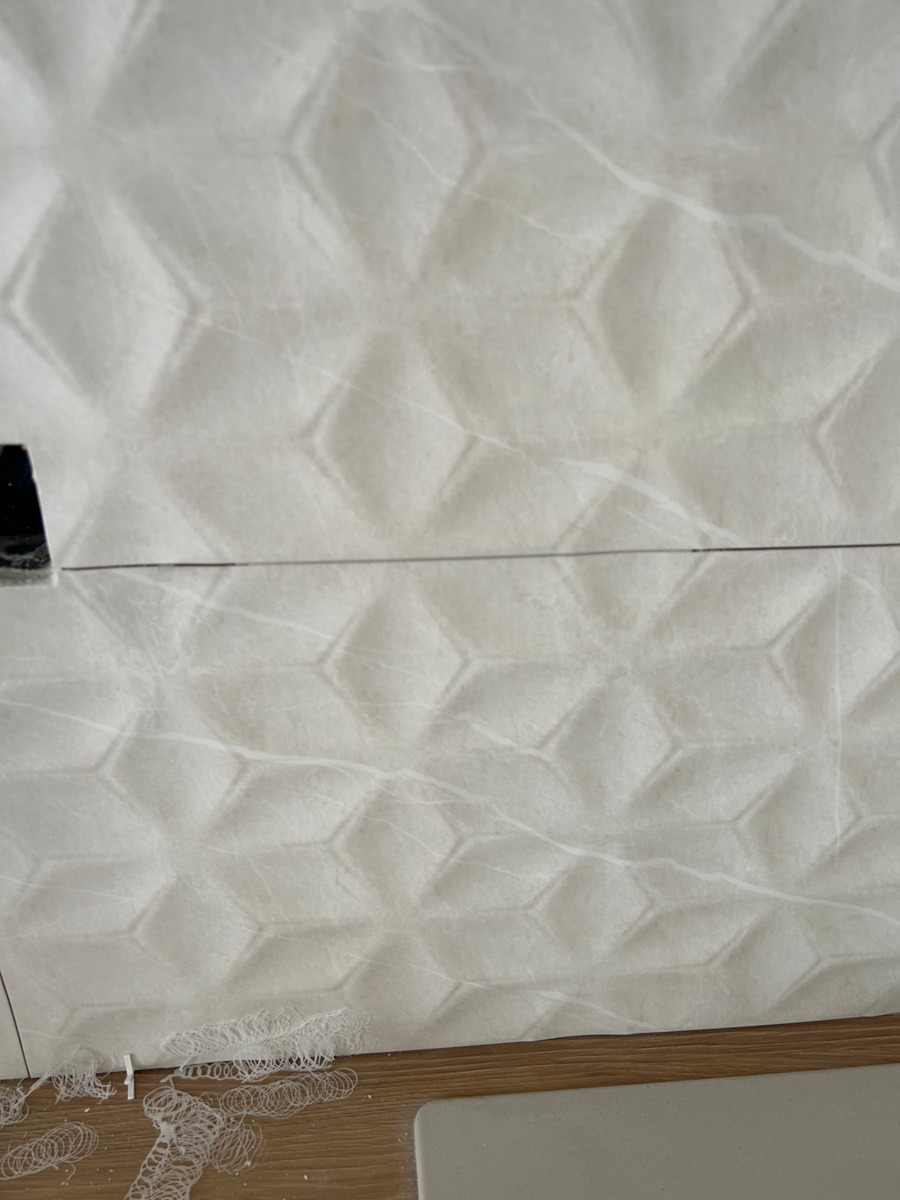 Tile Patmos 60x120 Rectified Baldocer White Glossy Marble Effect