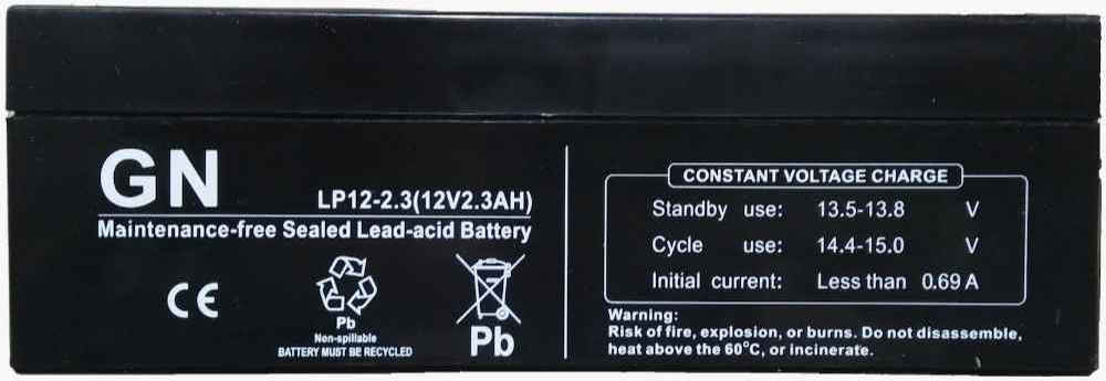 GN LP12-7 Μπαταρία UPS με Χωρητικότητα 7Ah και Τάση 12V