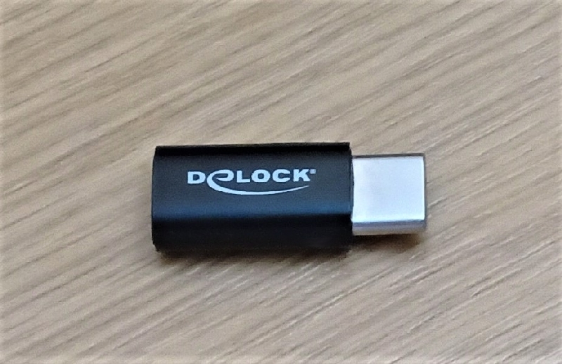DeLock Converter USB-C male to USB-C female 1pcs 60034
