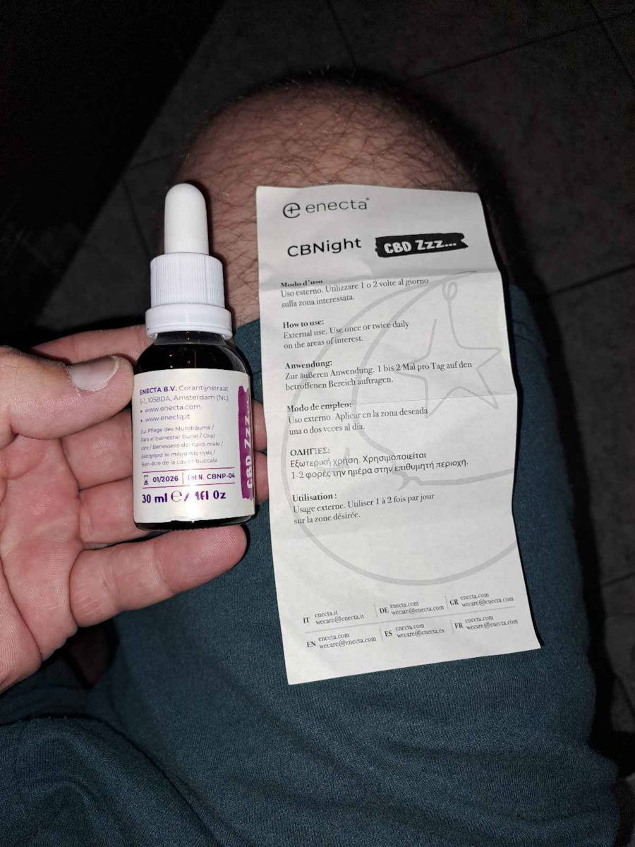 Enecta CBNight Formula Plus Масло Канабис в Капки 30мл