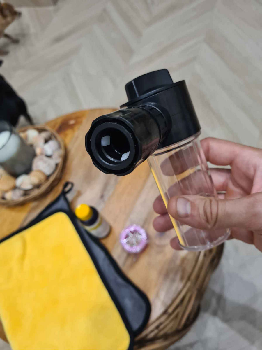 Baseus Wasser-Seifen-Mischbehälter Druckreiniger-Schaumdüse mit einer Kapazität von 60ml