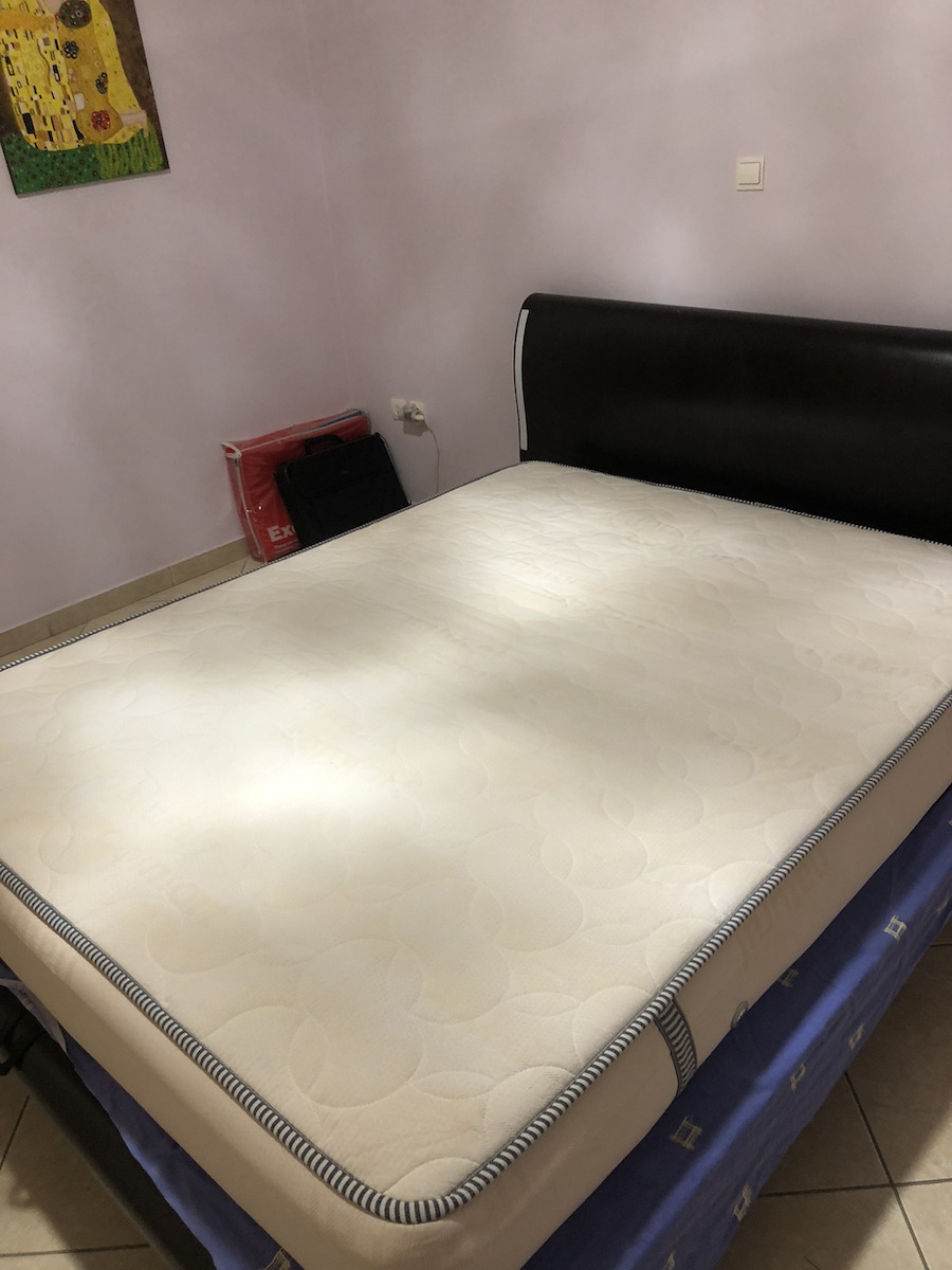 Achaia Strom Biocotton Sense Semi-double Ortopedie Saltea 130x190x26cm cu Arcuri