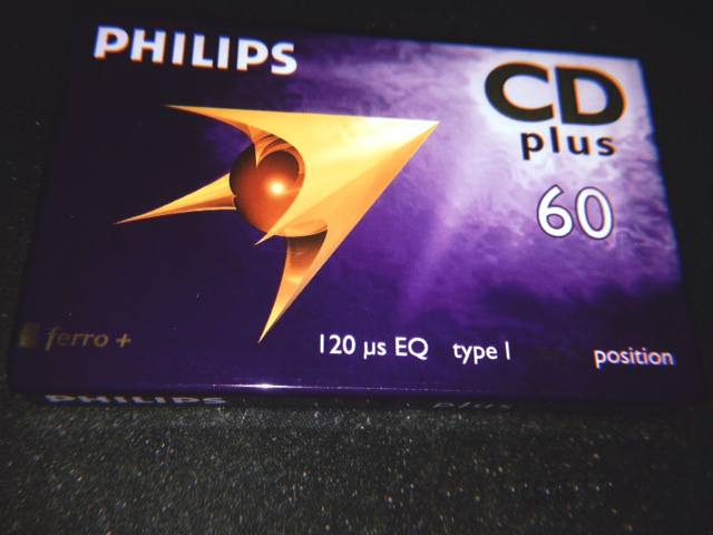 Κασετα Audio Ηχου Philips Cd Plus 60minutes Type I Normal Position