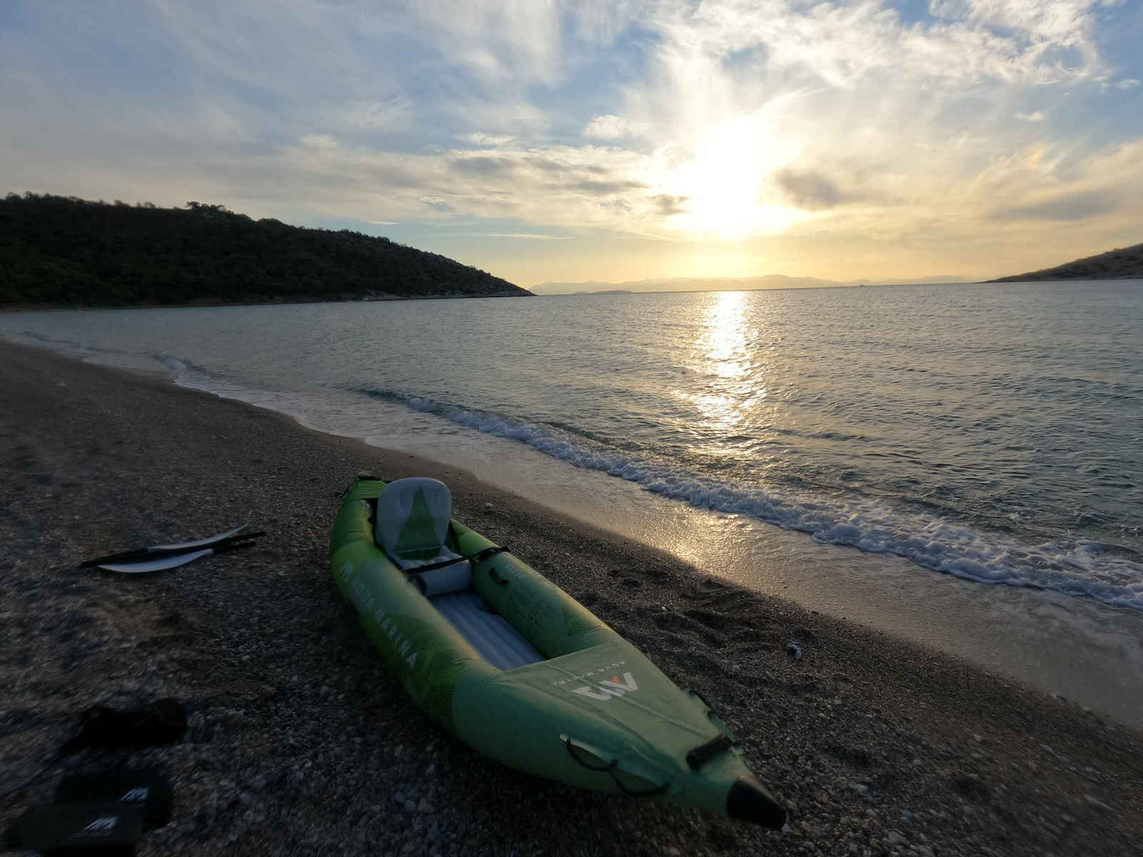 Aqua Marina 15673 Sit in Sea Kayak 1 Person Green 15673
