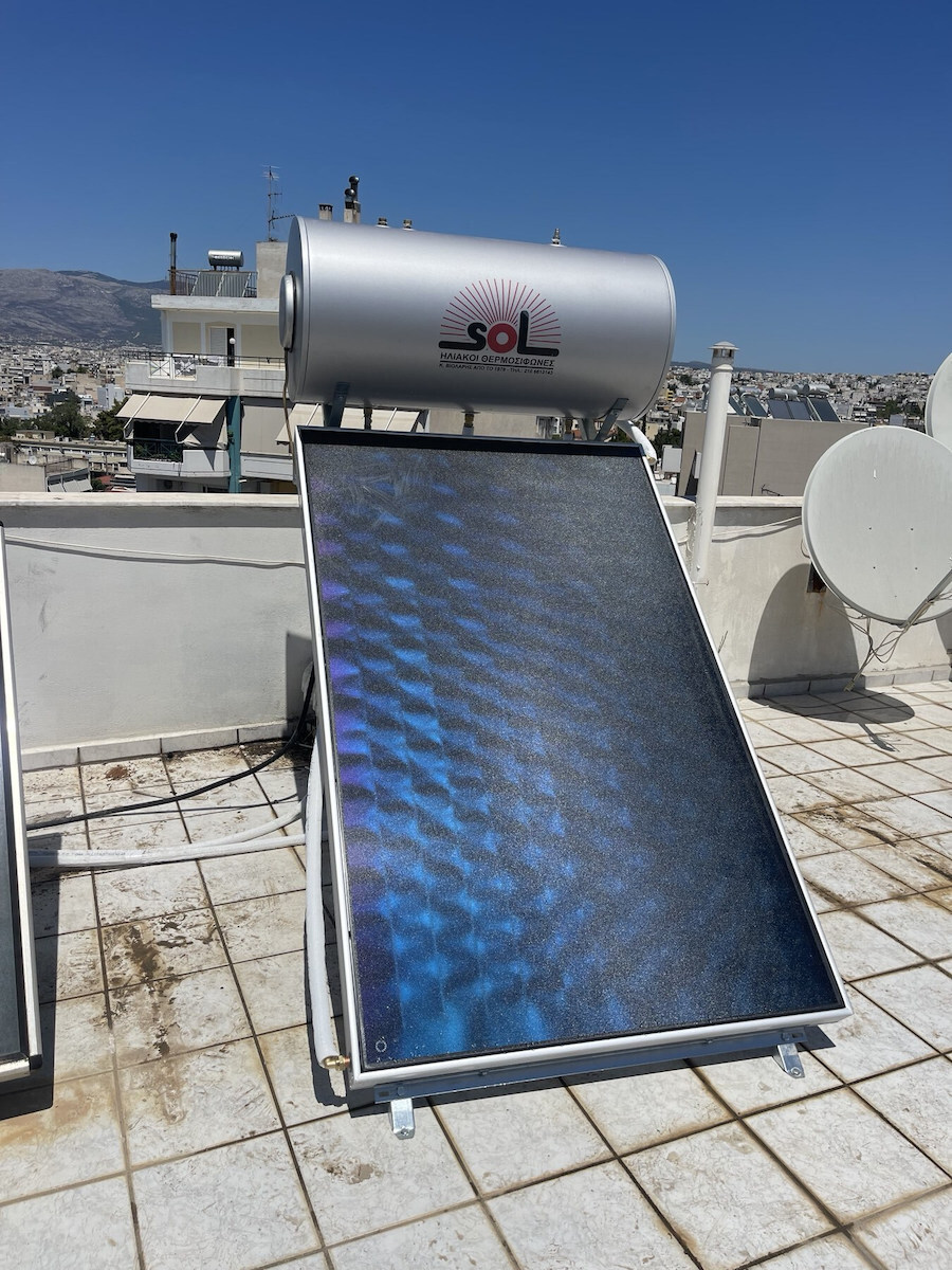 SOL-Violaris EnergyPro Încălzitor solar de apă 160 litri Sticlă Dublă acțiune cu colector de 3 metri pătrați
