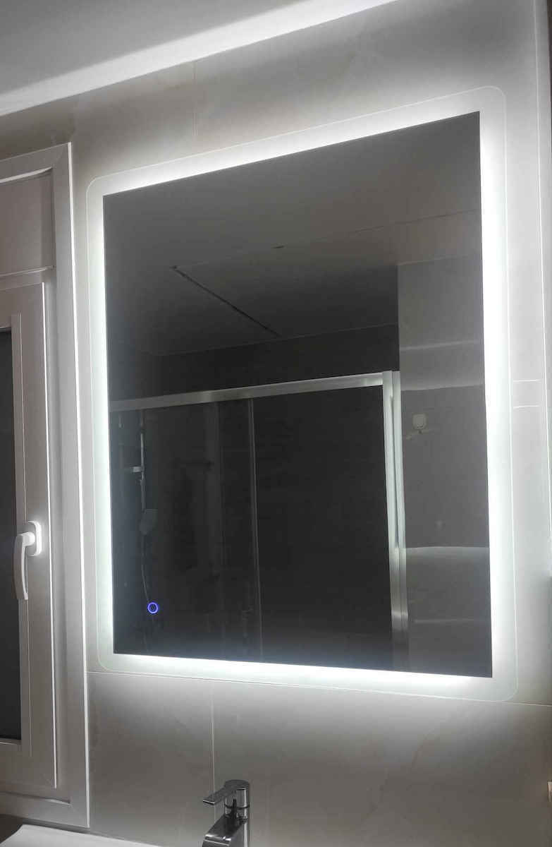 Gloria Nora Oglindă de Baie Dreptunghiulară Lumini LED Atingere 50x70cm