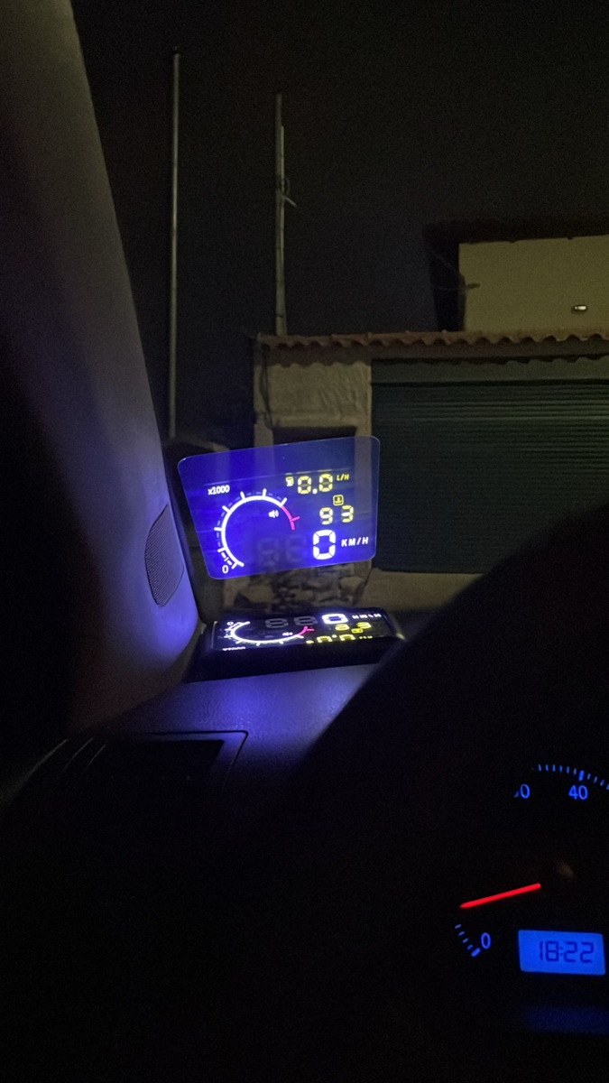 NSRacing A8 Ψηφιακό Head up Display Αυτοκινήτου obd2 5.5"