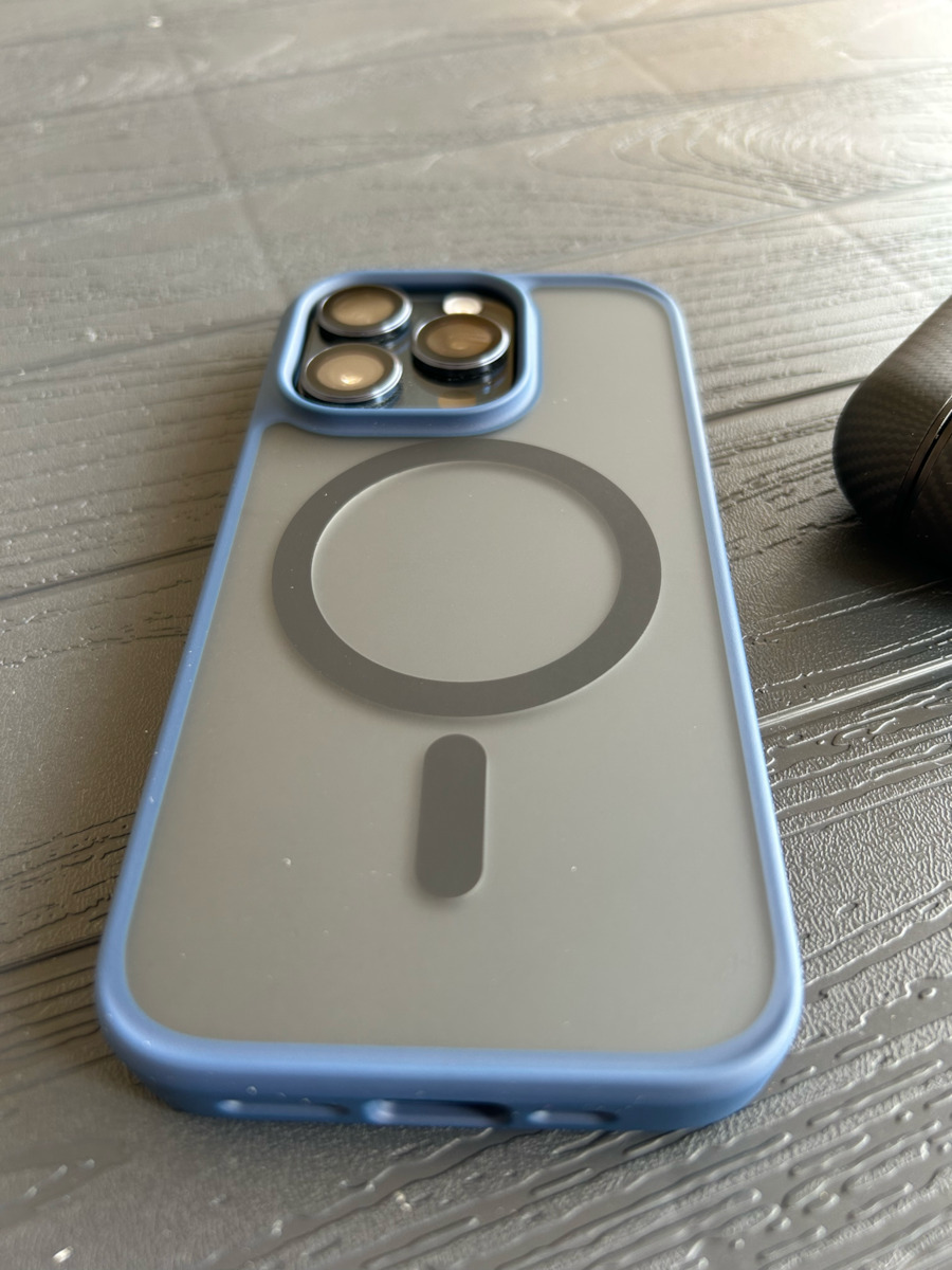Torras Back Cover Σιλικόνης Navy Μπλε (iPhone 15 Pro)