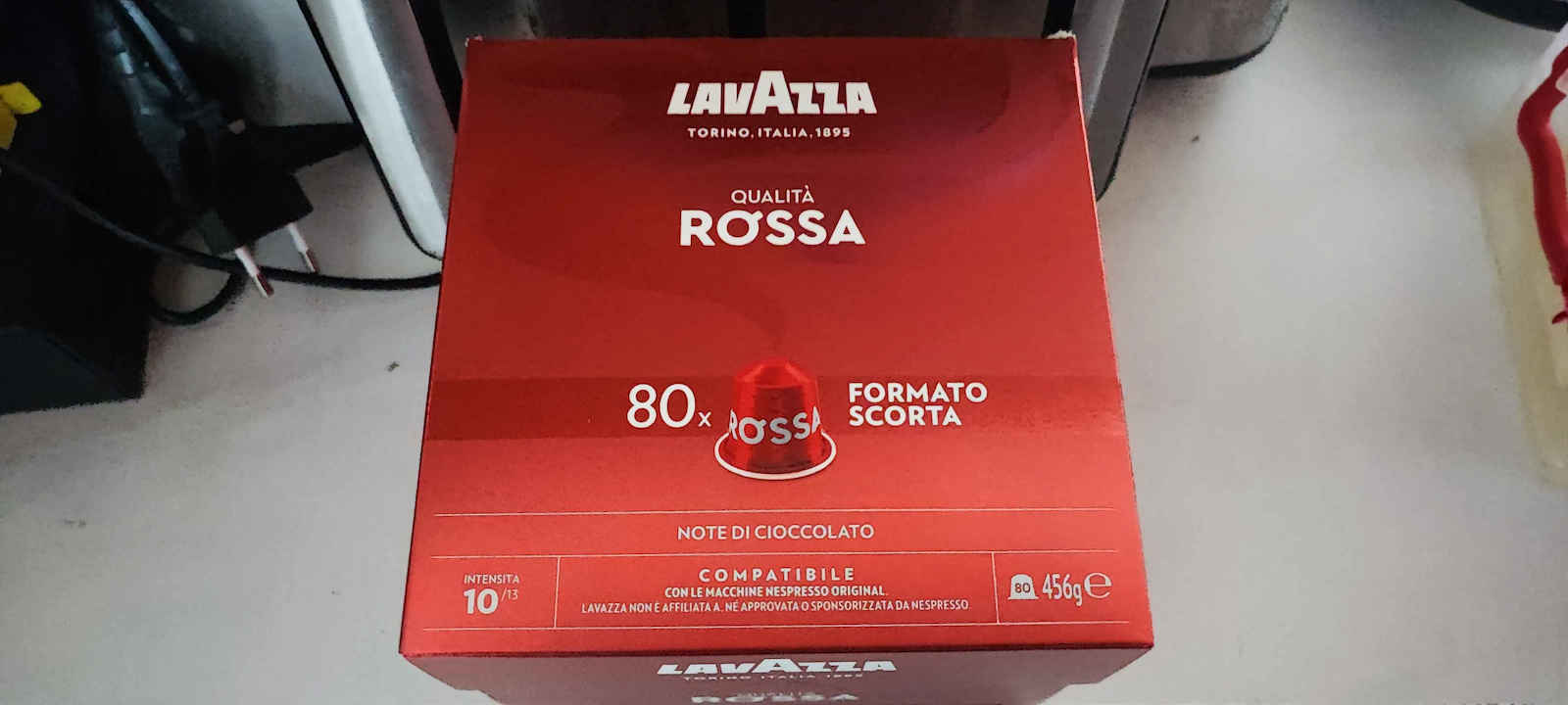 Lavazza Capsule Espresso Qualita Rossa Compatibile cu Mașina Nespresso 10capace