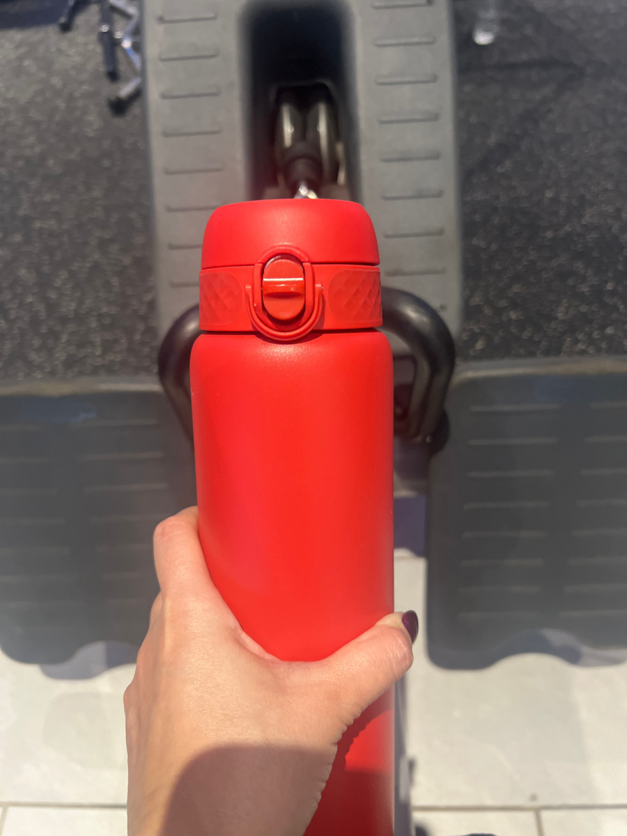 Ion8 Bottle Thermos Stainless Steel BPA Free 1lt Red with Mouthpiece