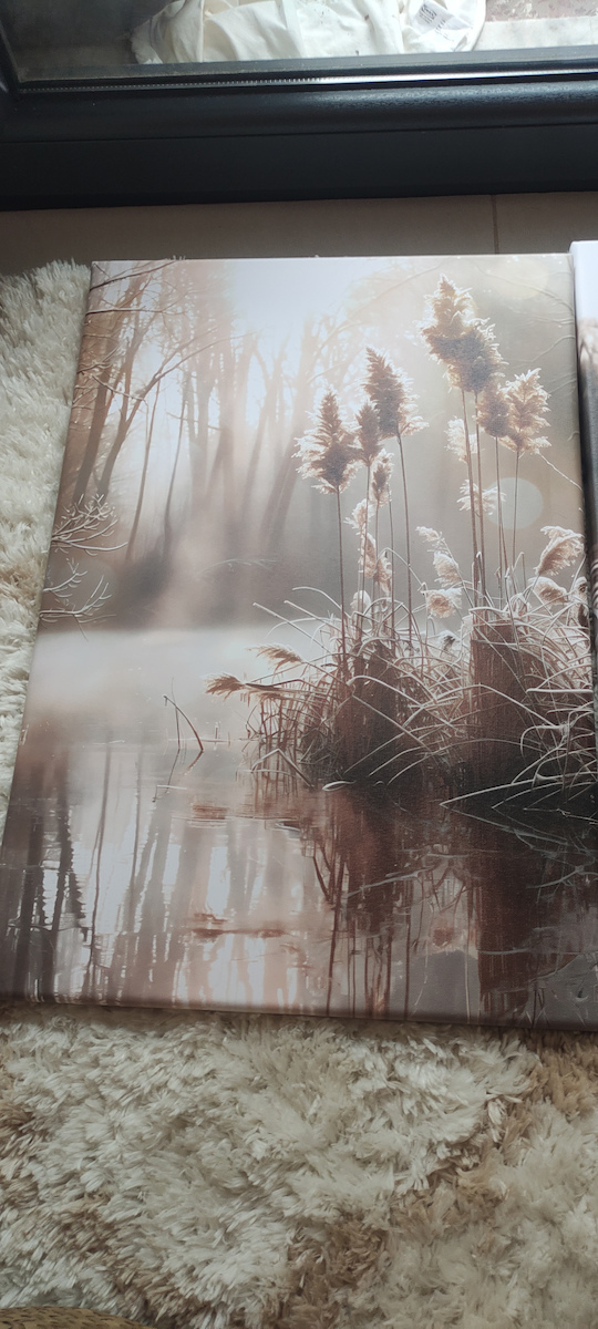 Naklejkomania Τρίπτυχος Πίνακας σε Καμβά 60x120cm