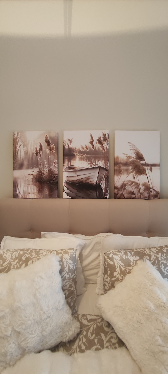 Naklejkomania Τρίπτυχος Πίνακας σε Καμβά 60x120cm
