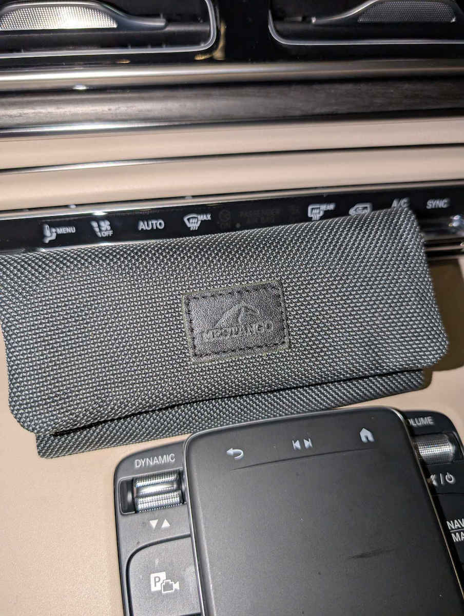 Mestango Cordura Pungă de tutun cu Închidere Magnetică 15.5x8cm.
