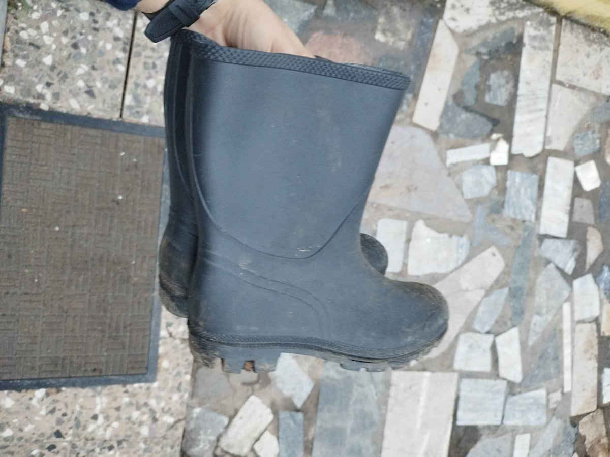 Ginocchio Non-Slip Work Wellies Tibia Black