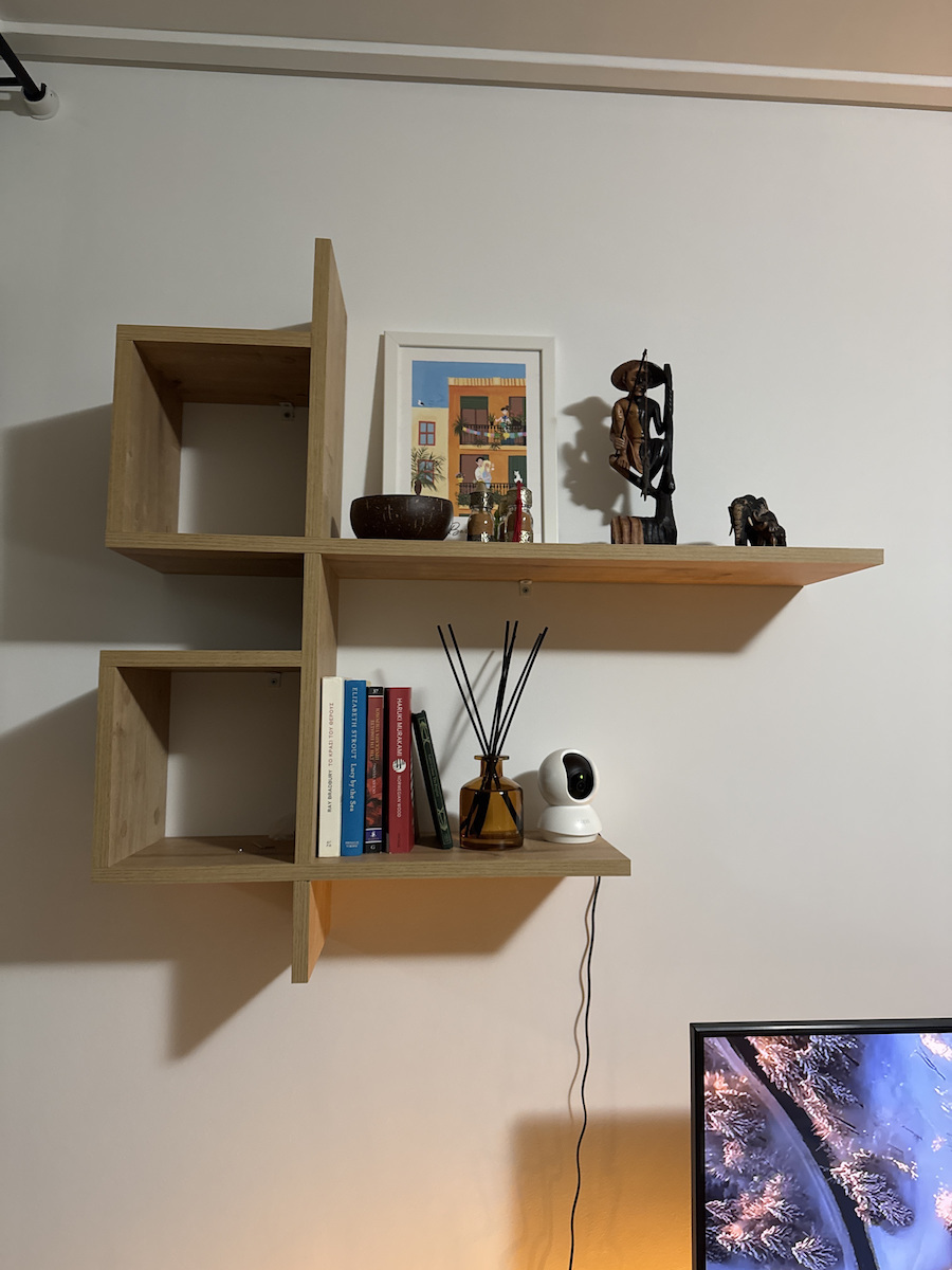 Salerno Living Room TV Unit Sapphire L180xW35xH51cm